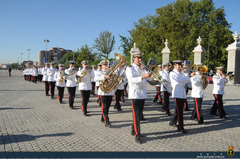 Banda de Música de la Agrupación de Infantería de Marina de Madrid ameniza las actividades en Madrid Río